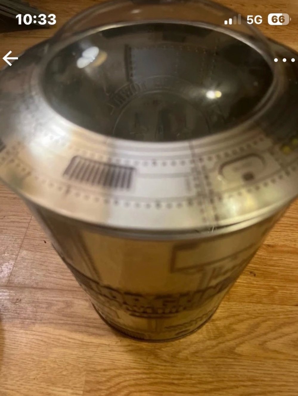 Top gun Metallic Silver Decorative Canister/ - Home Accents